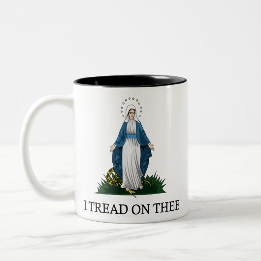 Ave Maria Zweifarbige Tasse (Links)