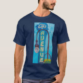 Ave. Marquee & La Mex Anchorage Icons T - Shirt (Vorderseite)