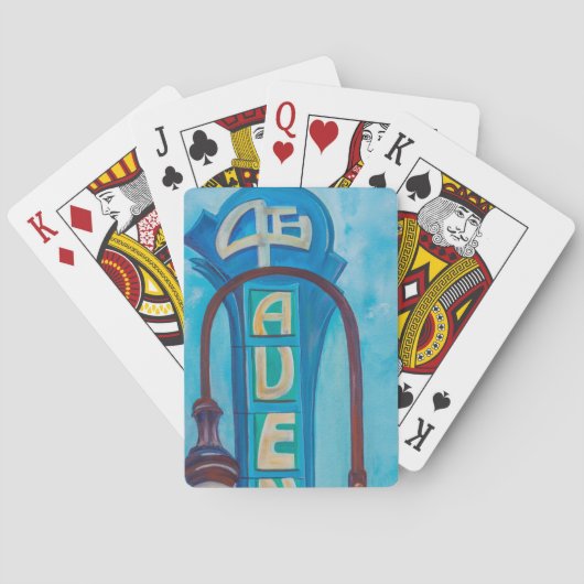 Ave. Marquee Playing Cards Spielkarten (Rückseite)