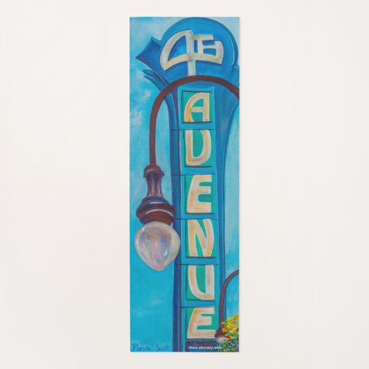 Ave. Marquee Yogamatte (Vorderseite)