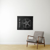 Ave Satanas Tapestry Wandteppich (Beispiel (Horizontal))
