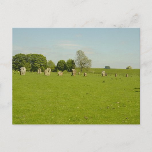 Avebury Henge - Vereinigtes Königreich Postkarte (Vorderseite)