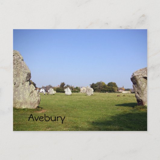 Avebury, Oh Avebury Postkarte (Vorderseite)