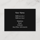 Avebury, Wiltshire, England. Baum und Weg Visitenkarte (Rückseite)