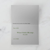 Avebury Winter Solstice Blesscard Karte (Innenseite)