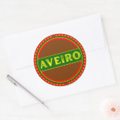 Aveiro City Pride Emblem – Portuguese Identity Runder Aufkleber (Umschlag)