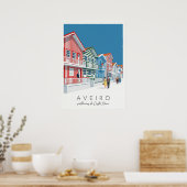 Aveiro, die Venedig Portugals Poster (Küche)
