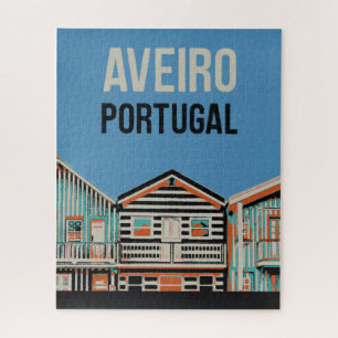 Aveiro-Geschenkgutscheine Portugal, Wohnhäuser Por Puzzle