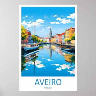 Aveiro Nationaler Skiplakat Vintage Park Reise Poster