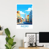 Aveiro Park Ski National Poster Vintage Reise (Heimbüro)
