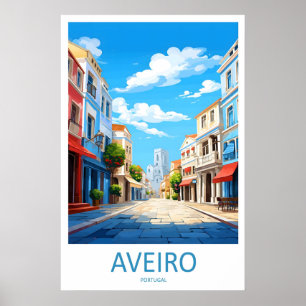 Aveiro Park Vintage Plakat Ski National Reise
