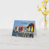 Aveiro, Portugal Karte (Gelbe Blume)