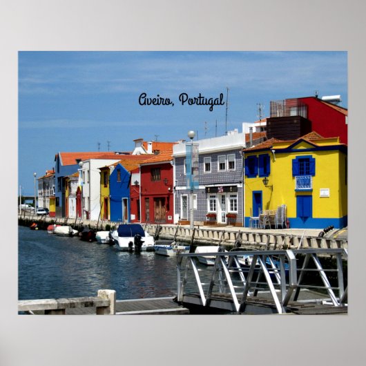 Aveiro, Portugal Poster (Vorne)