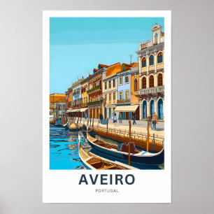 Aveiro Portugal Travel Print Poster
