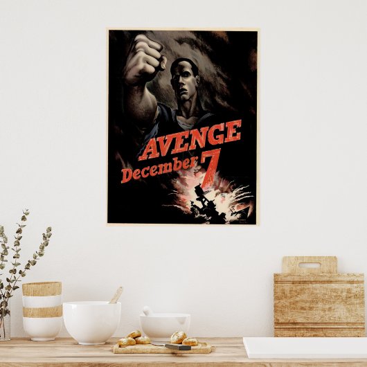 Avenge 7. Dezember Poster (Küche)