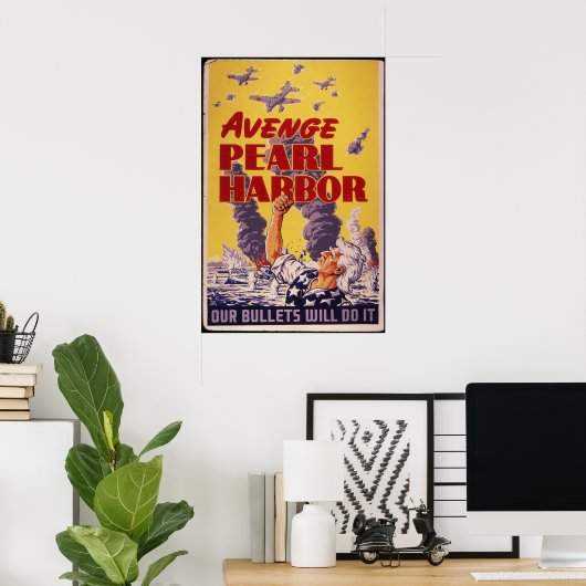 Avenge Pearl Harbor Poster (Heimbüro)