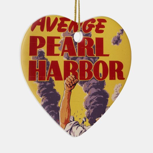Avenge Pearl Harbour Keramik Ornament (Rechts)