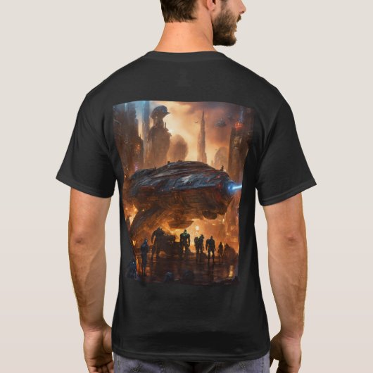 Avenger Power: Epischer Held T-Shirt (Rückseite)