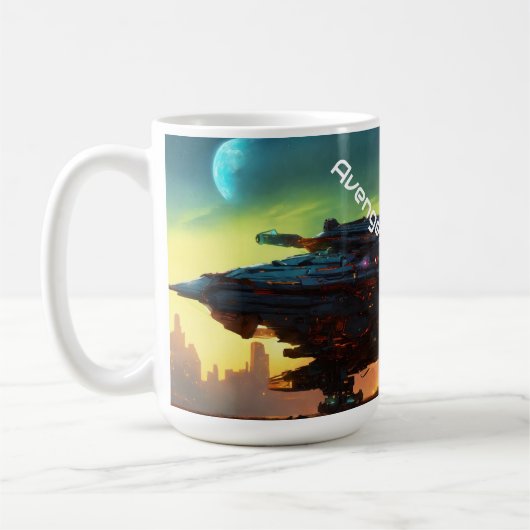 Avenger Spaceship Adventure Tasse - Nehmen Sie Ihr (Links)