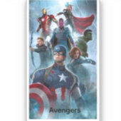 Avengers-Aufkleber Aufkleber (Vorderseite)