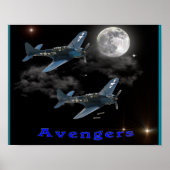 Avengers Dive Bombing Poster (Vorne)