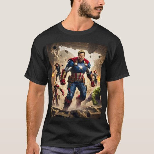 Avengers erobern den alten Ruinen-T - Shirt (Vorderseite)