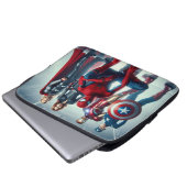 Avengers montieren Laptop-Sieb Laptopschutzhülle (Vorne Knopf)