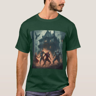 Avengers vs. Ghosts: Kampf im Spuk Herrenhaus T-Shirt