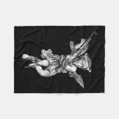 Avening Angel Sinner Chicano Tattoo Fleecedecke (Vorderseite (Horizontal))