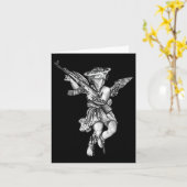 Avening Angel Sinner Chicano Tattoo Karte (Gelbe Blume)