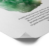 Aventurin Crystal Meaning Poster (Ecke)