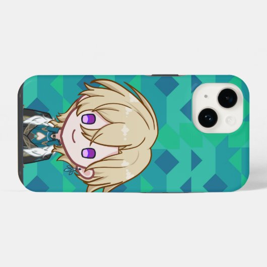 Aventurin iPhone Hülle (Rückseite (Horizontal))