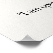 Aventurine Gem Crystal Meaning Card Poster (Ecke)