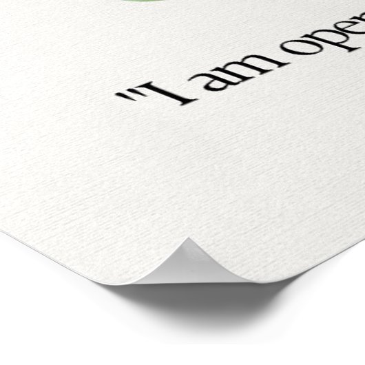 Aventurine Gem Crystal Meaning Card Poster (Ecke)