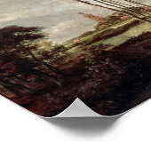 Avenue at Middelharnis, 1689 Poster (Ecke)
