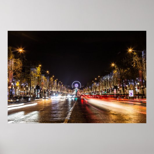Avenue Champs-Elysees Poster (Vorne)