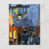 Avenue de Clichy, le Soir, Cinq Heures Postkarte (Vorderseite)