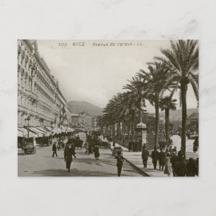 Avenue de Verdun, Nizza, Frankreich Vintag Postkarte