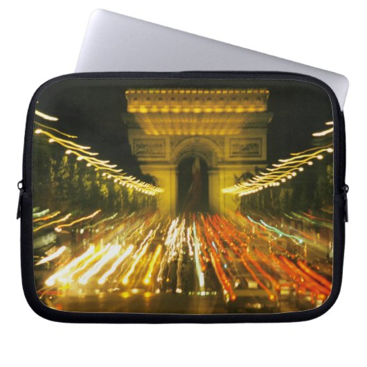 Avenue des Champs-Elysees, Arch of Triumph, Laptopschutzhülle (Vorderseite)
