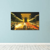 Avenue des Champs-Elysees, Arch of Triumph, Leinwanddruck (Insitu (Holzboden))