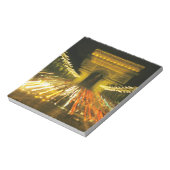 Avenue des Champs-Elysees, Arch of Triumph, Notizblock (Rotiert)