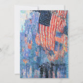 Avenue in Rain von Frederick Childe Hassam (Vorderseite)