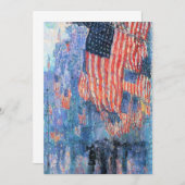 Avenue in Rain von Frederick Childe Hassam (Vorne/Hinten)