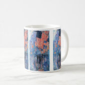 Avenue in Rain von Frederick Childe Hassam Kaffeetasse (VorderseiteRechts)