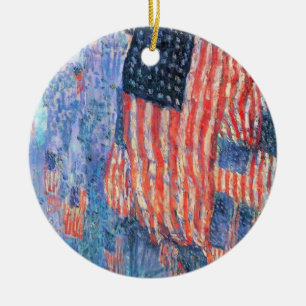 Avenue in Rain von Frederick Childe Hassam Keramikornament