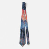 Avenue in Rain von Frederick Childe Hassam Krawatte (Vorderseite)