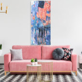 Avenue in Rain von Frederick Childe Hassam Leinwanddruck (Insitu (Wohnzimmer))