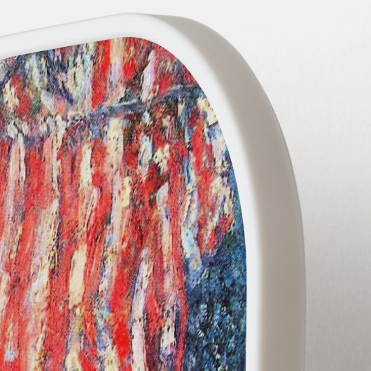 Avenue in Rain von Frederick Childe Hassam Pickleball Schläger (Linke Seite)