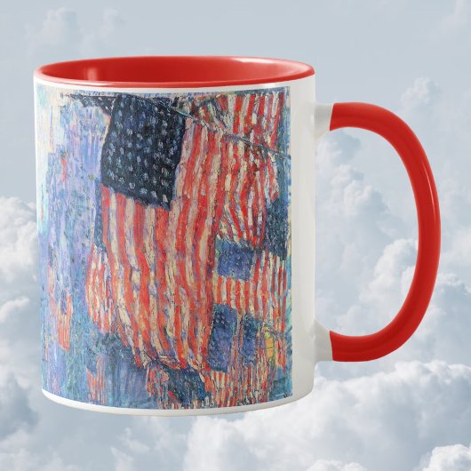 Avenue in Rain von Frederick Childe Hassam Tasse