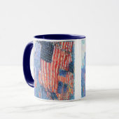 Avenue in Rain von Frederick Childe Hassam Tasse (Vorderseite Links)